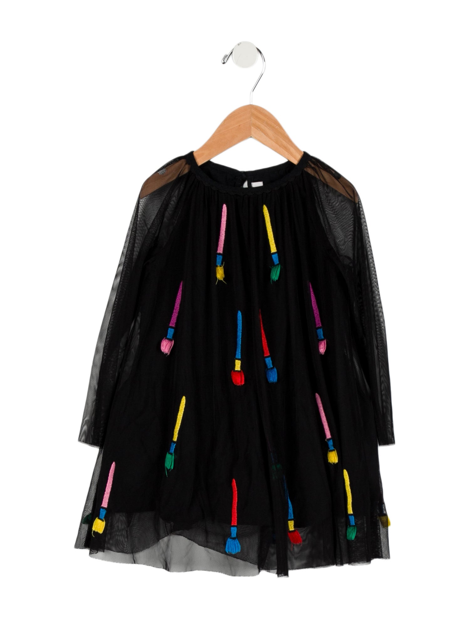 Stella McCartney Girls' Paintbrush Motif Dress