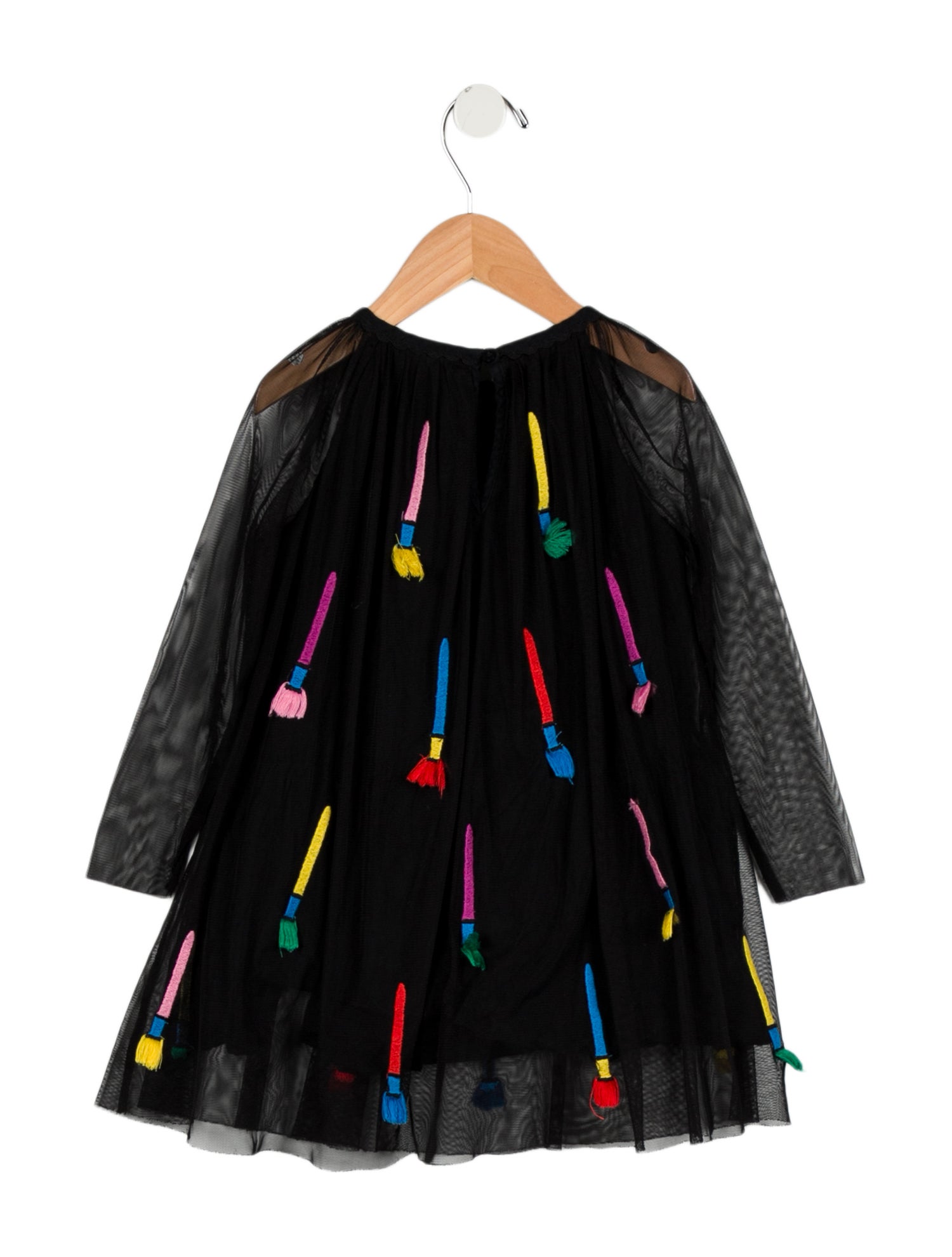 Stella McCartney Girls' Paintbrush Motif Dress