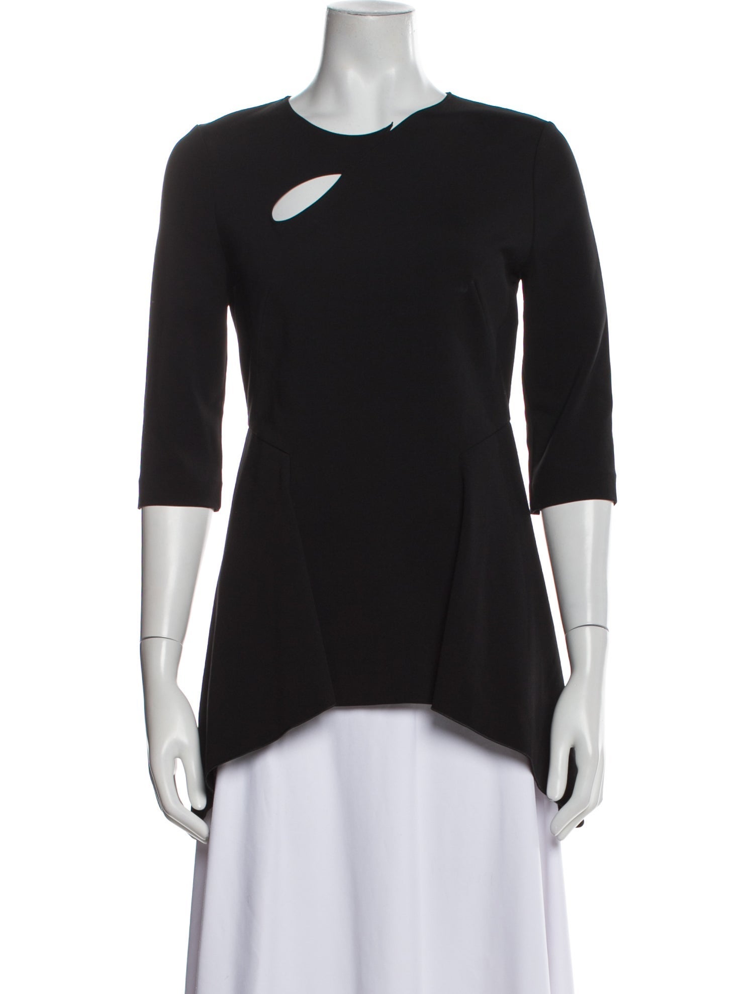 Stella McCartney Crew Neck Three-Quarter Sleeve T-Shirt