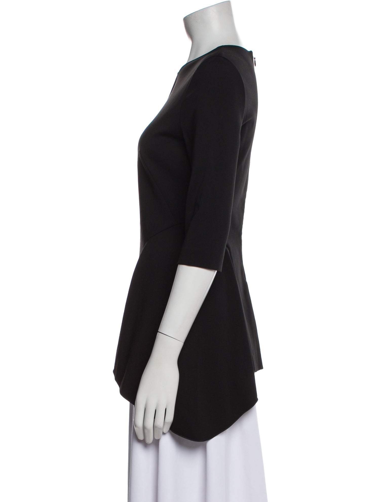 Stella McCartney Crew Neck Three-Quarter Sleeve T-Shirt