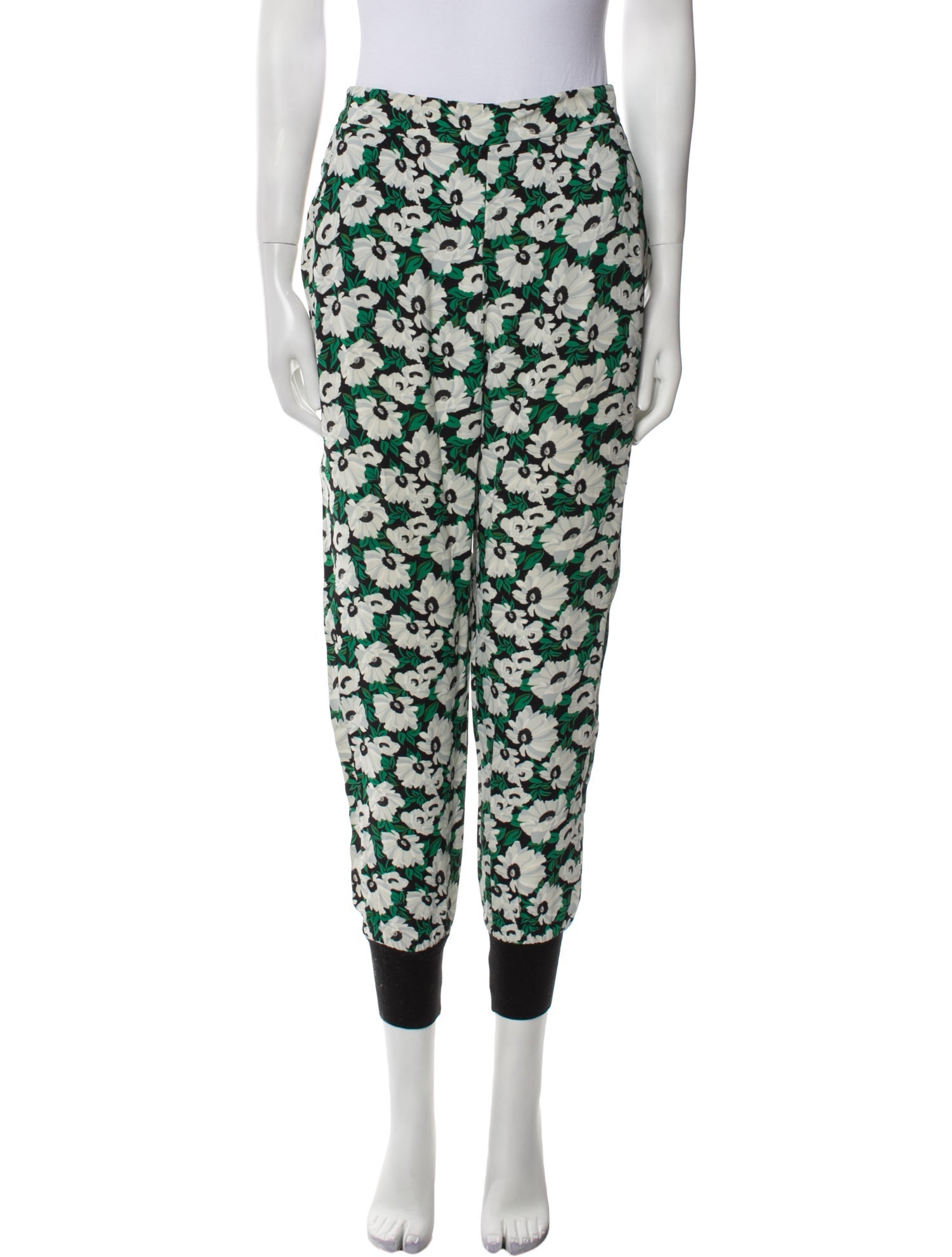 Stella McCartney Floral Print Skinny Leg Pants