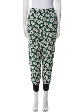 Stella McCartney Floral Print Skinny Leg Pants
