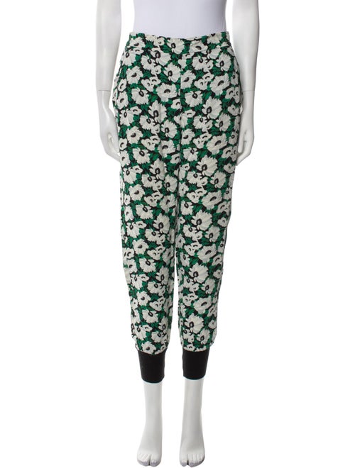 Stella McCartney Floral Print Skinny Leg Pants