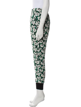 Stella McCartney Floral Print Skinny Leg Pants