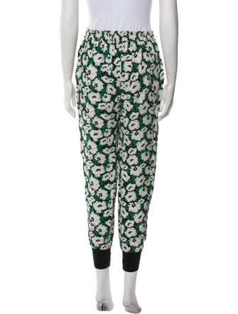 Stella McCartney Floral Print Skinny Leg Pants