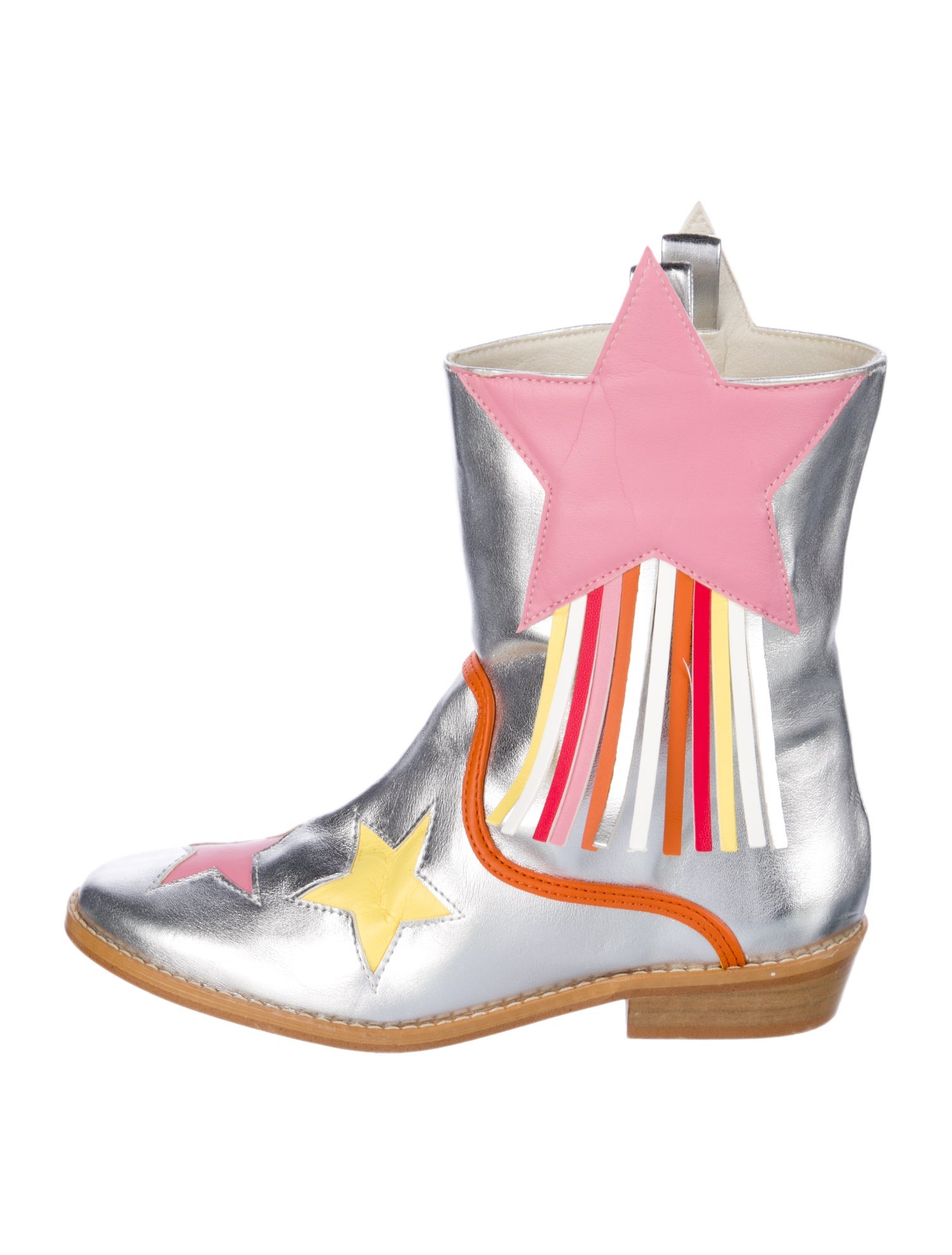 Stella McCartney Toddler Girl's Metallic Patchwork Boots