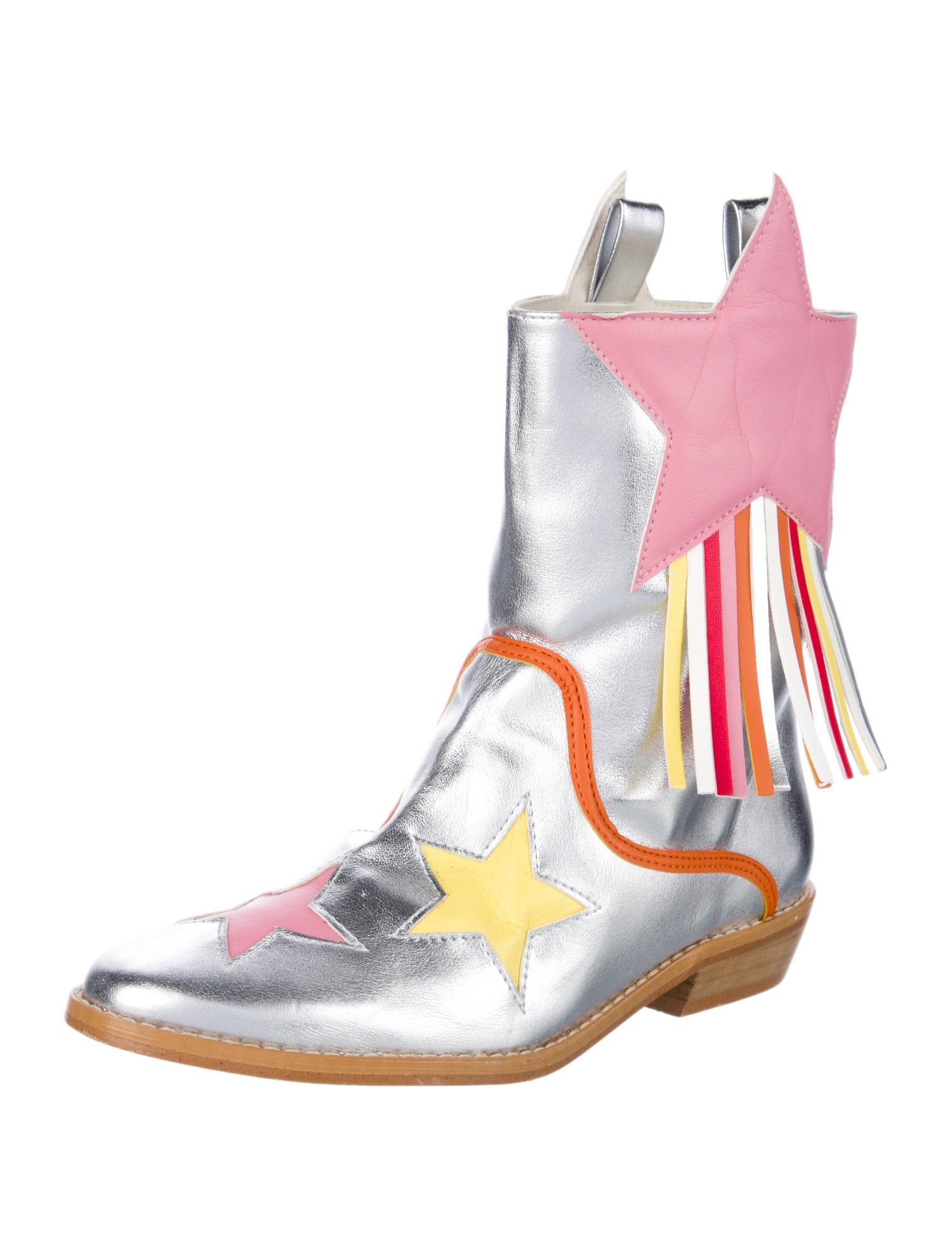 Stella McCartney Toddler Girl's Metallic Patchwork Boots