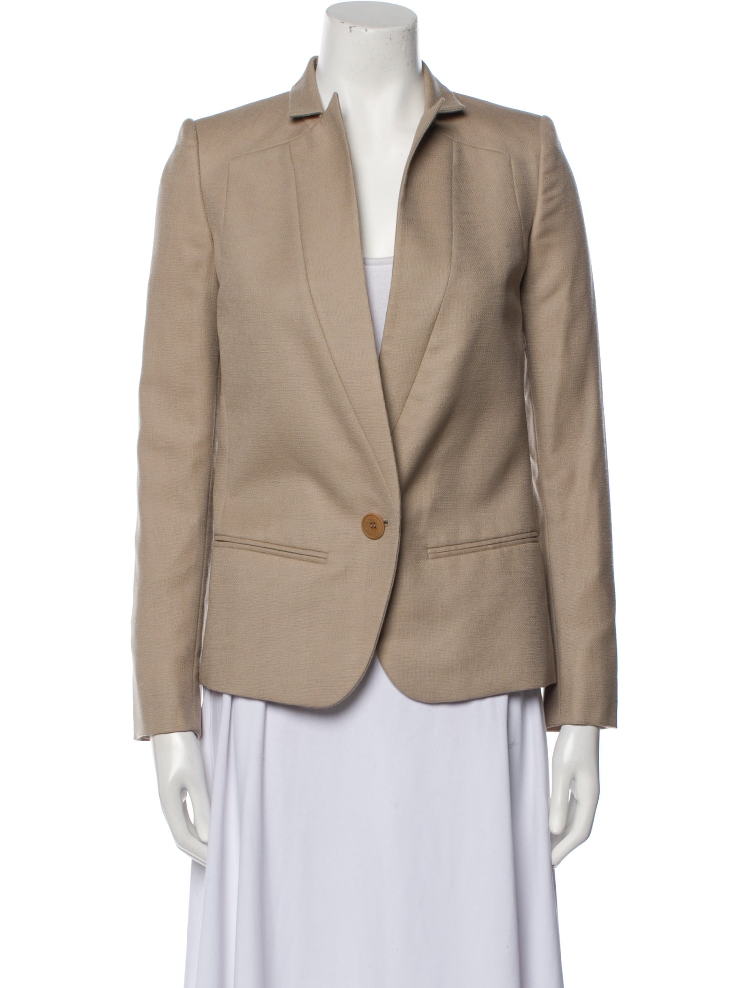 Stella McCartney Lamb Leather Blazer