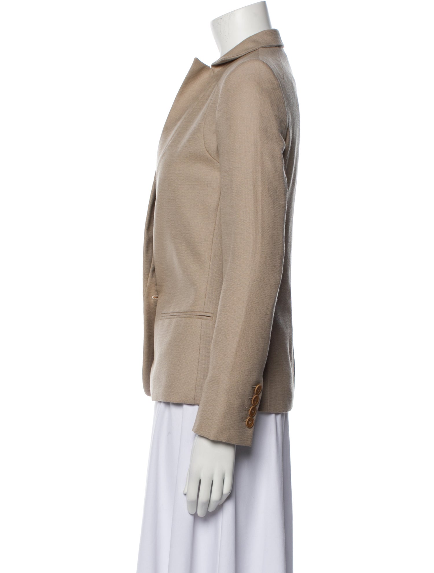 Stella McCartney Lamb Leather Blazer