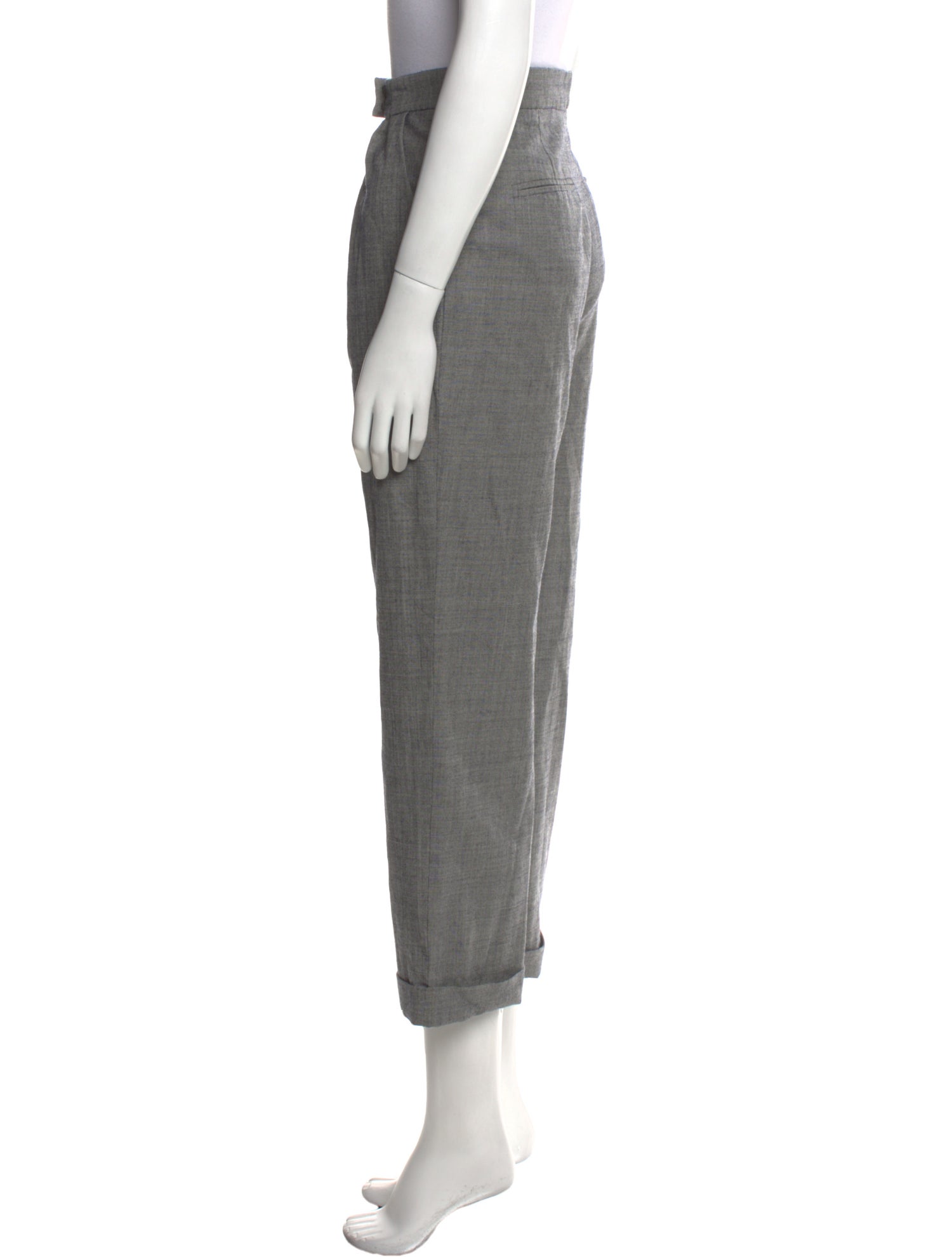 Stella McCartney Wool Straight Leg Pants