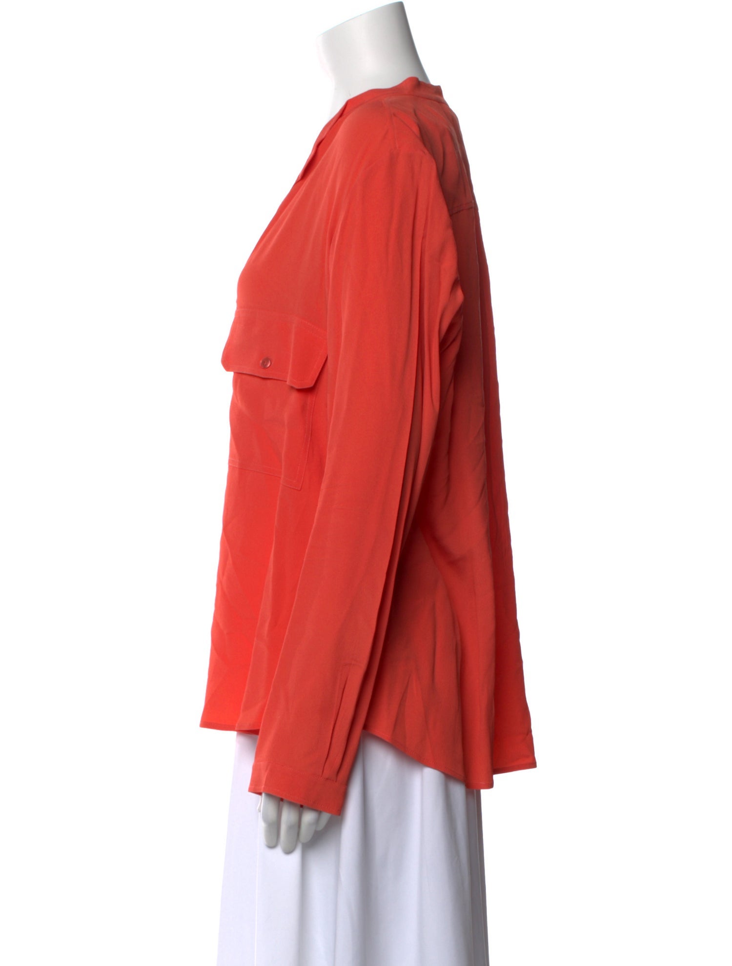 Stella McCartney V-Neck Long Sleeve Blouse