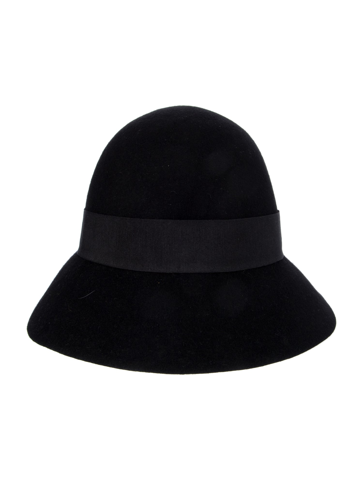 Stella McCartney Wool Floppy Hat With Ribbon Trim