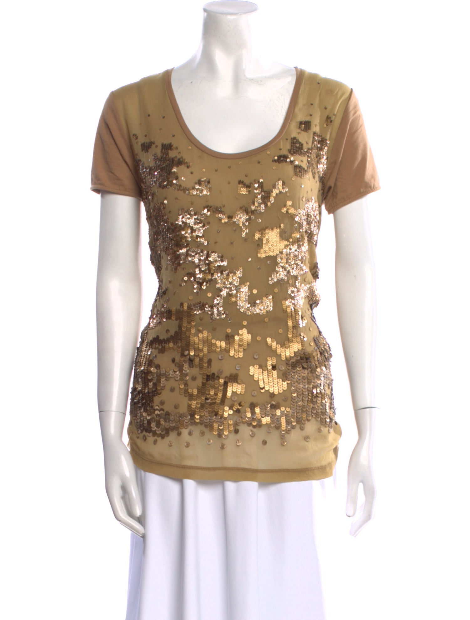 Stella McCartney Printed Scoop Neck T-Shirt