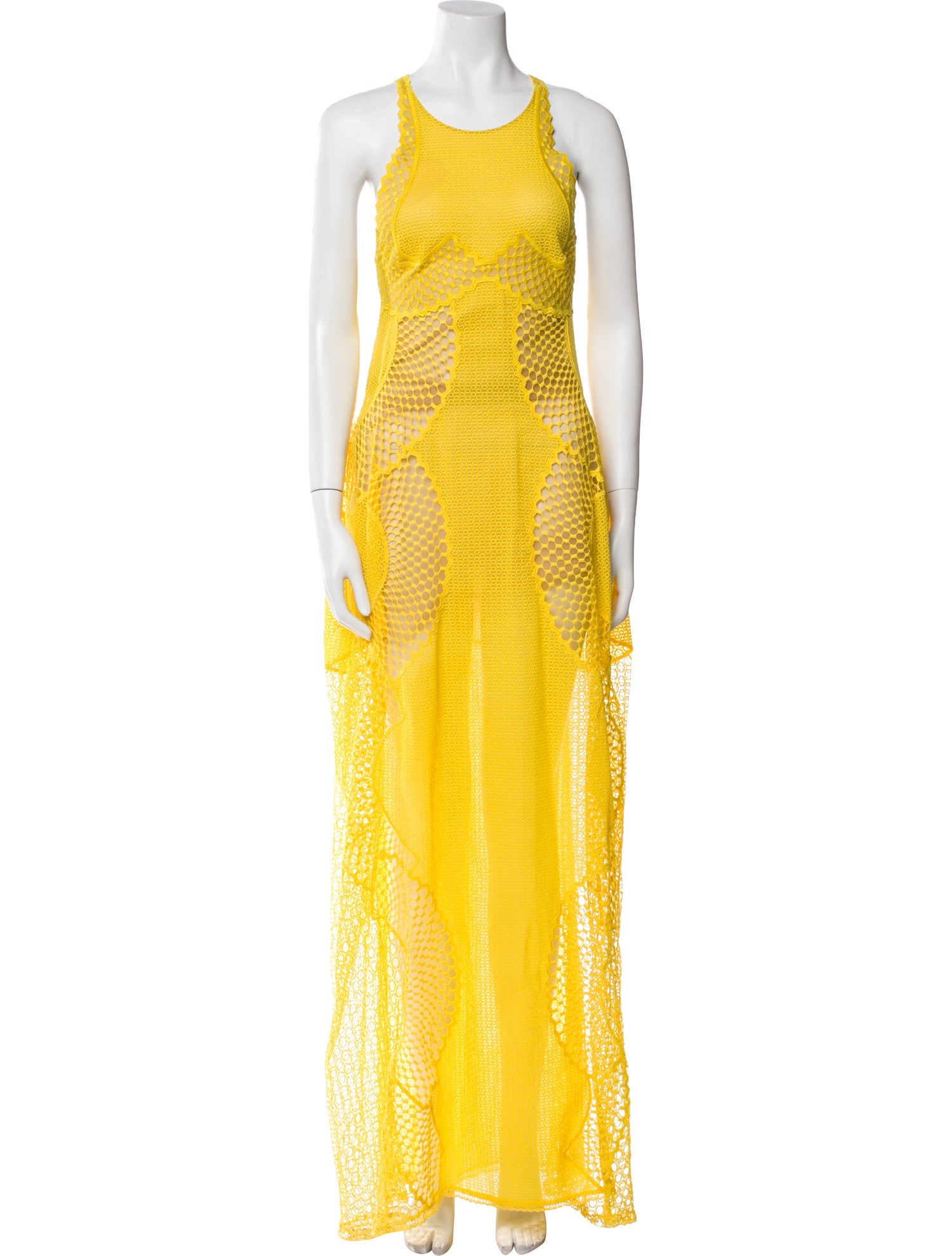 Stella McCartney Scoop Neck Long Dress