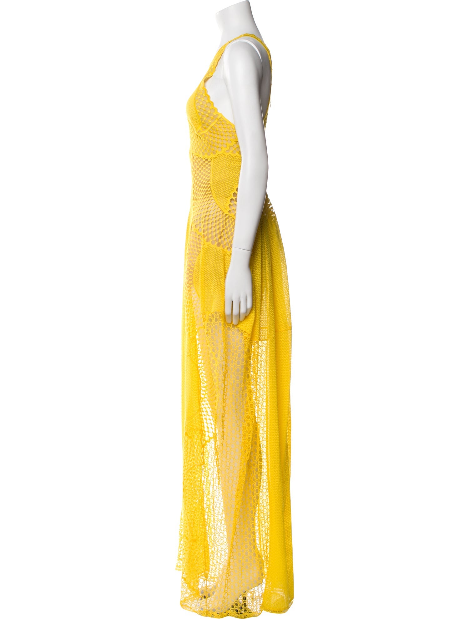 Stella McCartney Scoop Neck Long Dress