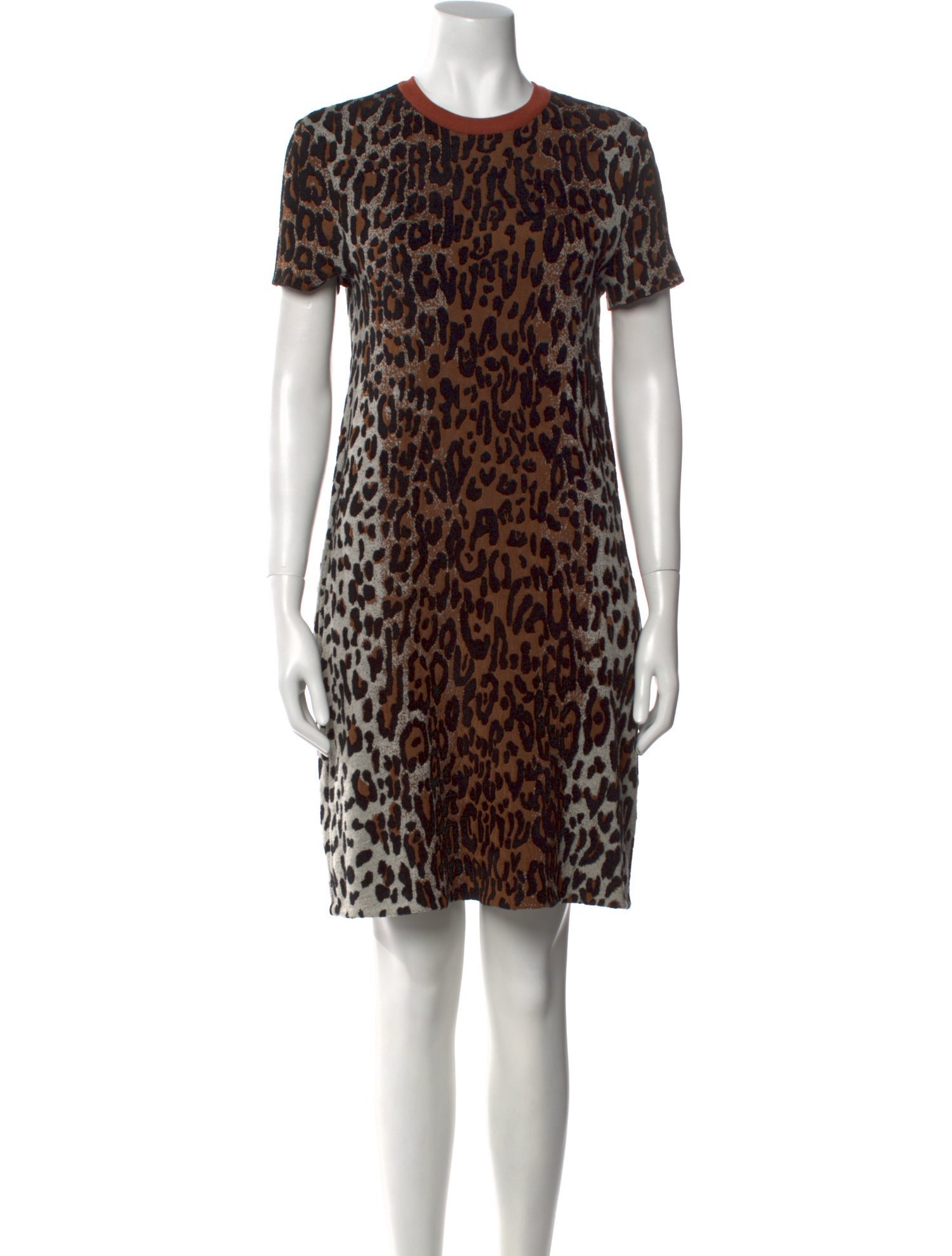 Stella McCartney Animal Print Mini Dress