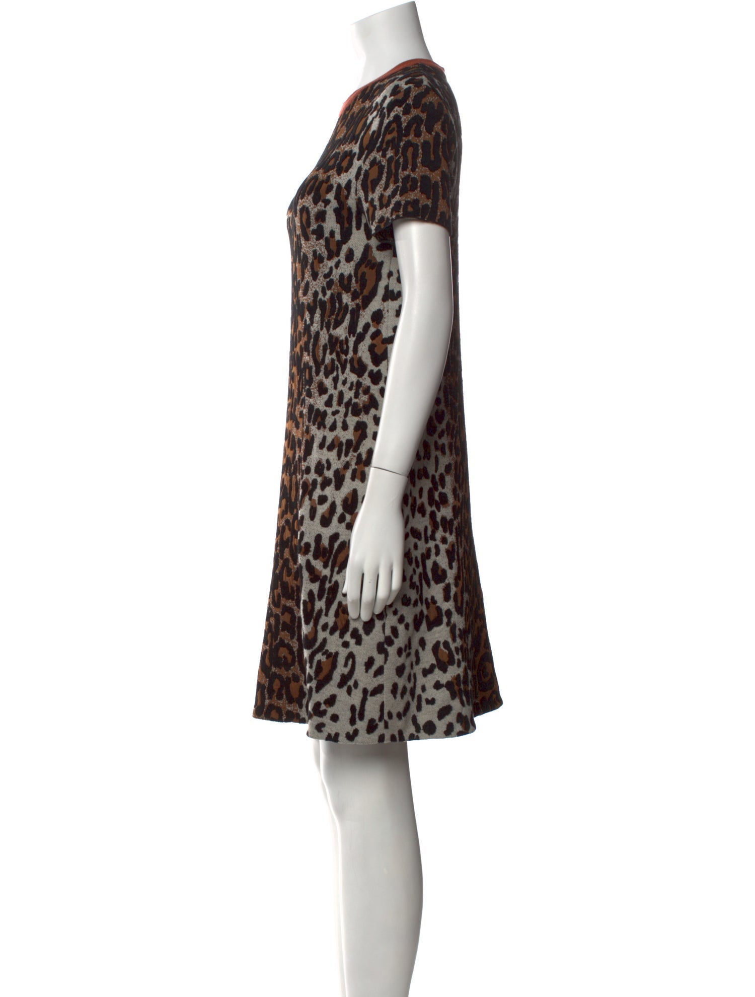 Stella McCartney Animal Print Mini Dress