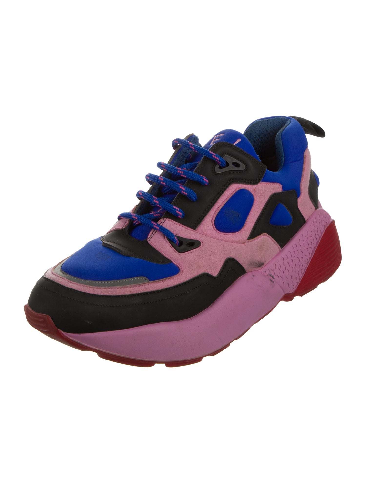 Stella McCartney Vegetarian Leather Printed Chunky Sneakers