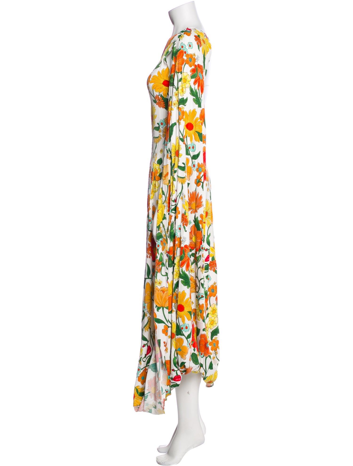 Stella McCartney Floral Print Long Dress