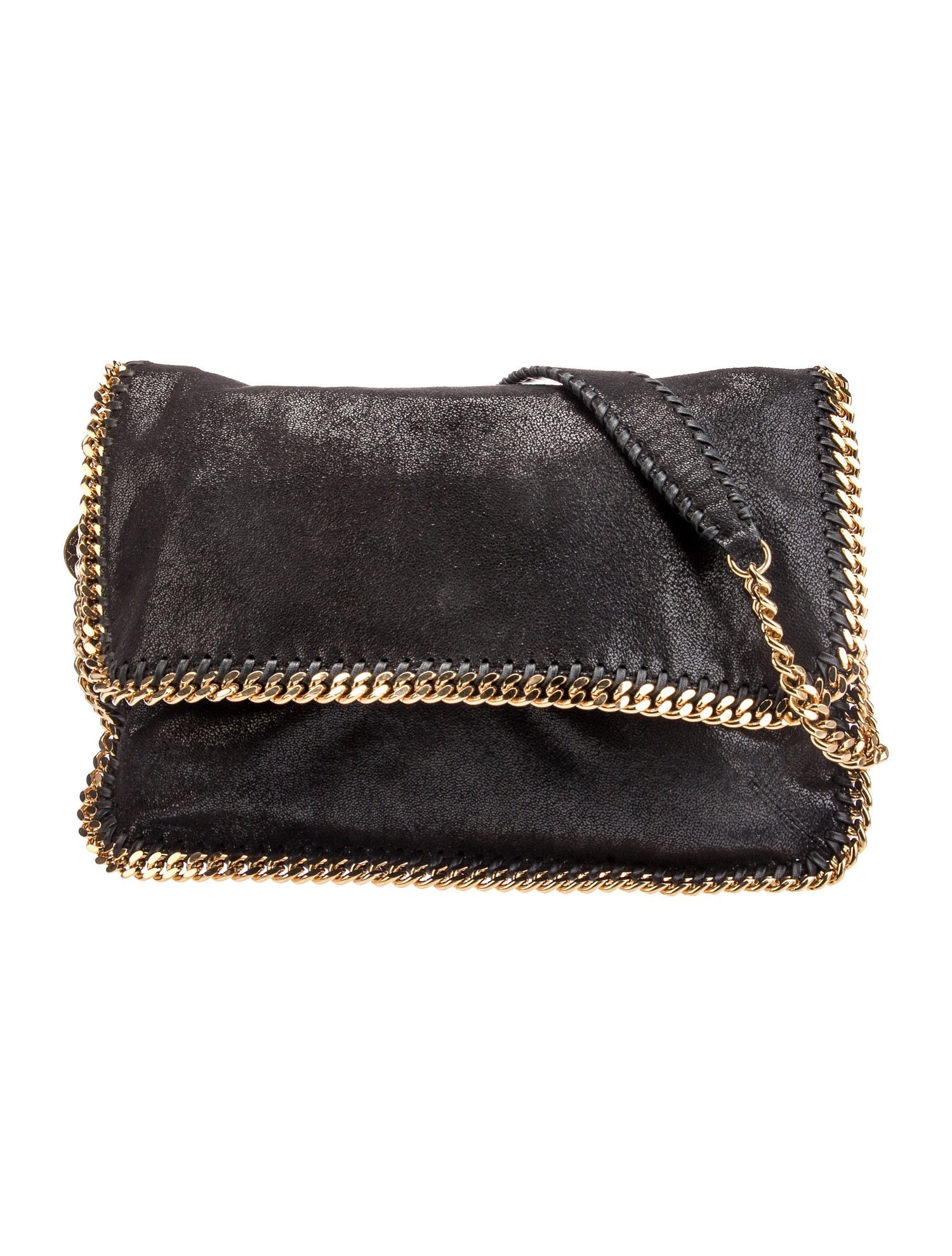 Stella McCartney Vegetarian Suede Shoulder Bag