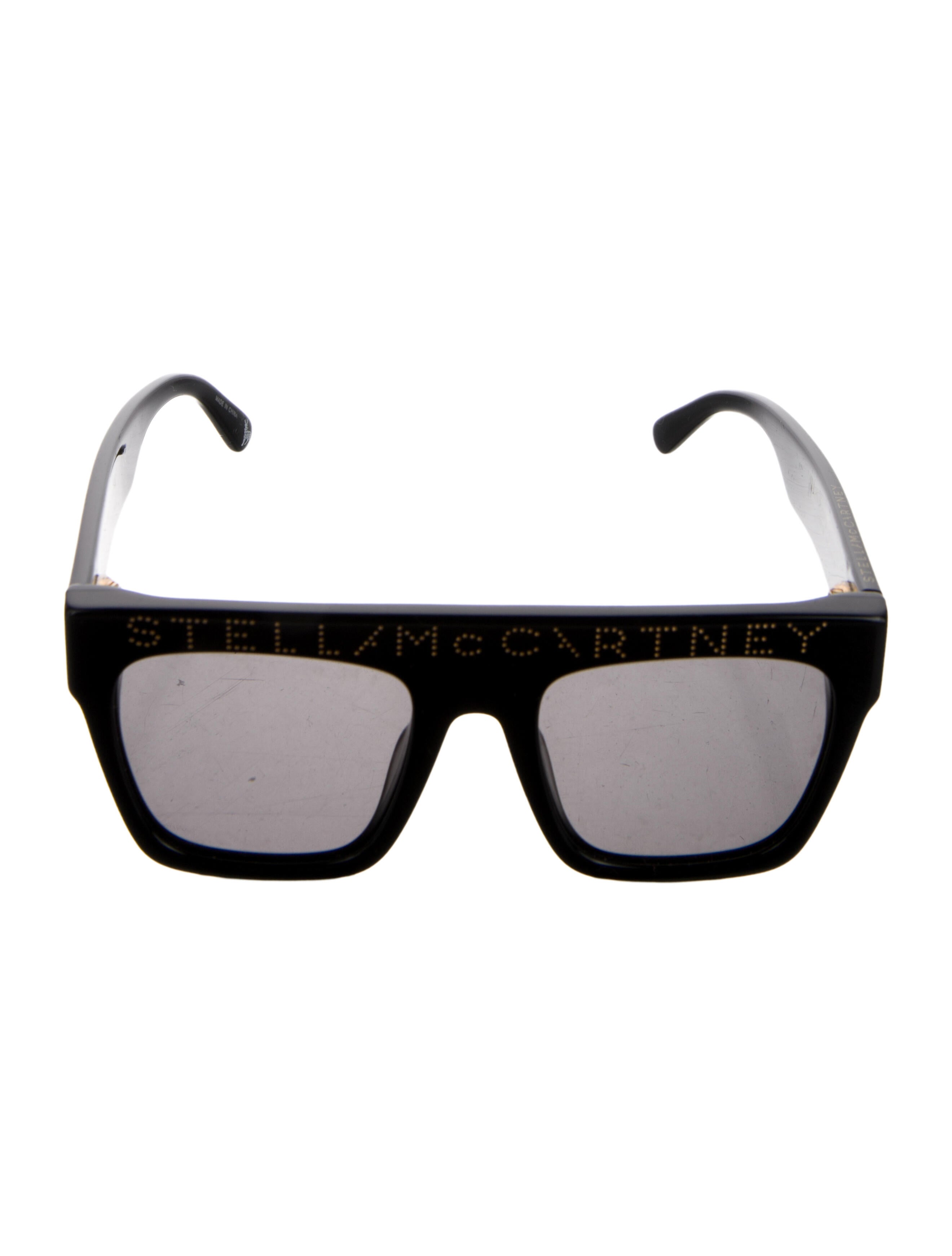 Stella McCartney Wayfarer Tinted Sunglasses - Black 