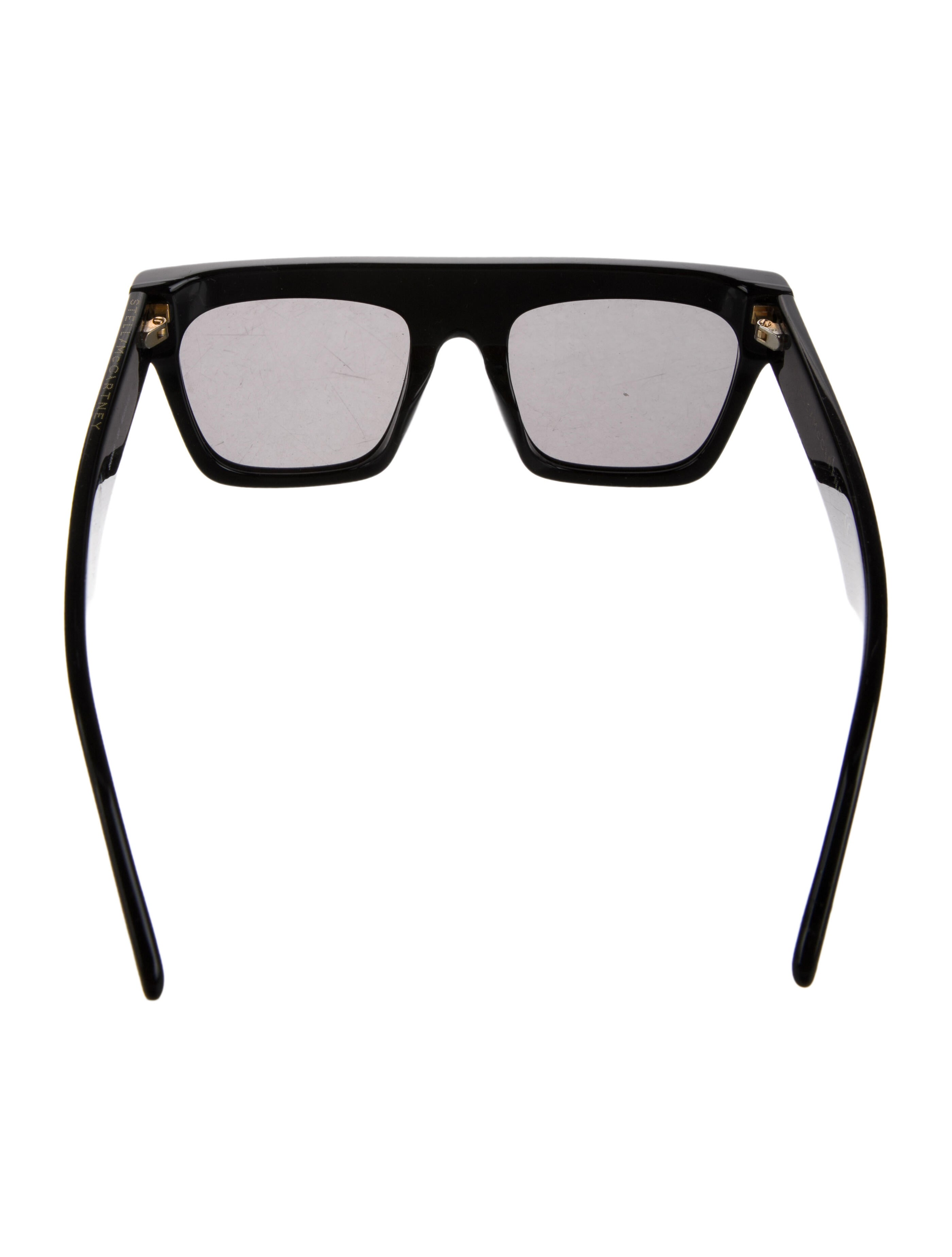 Stella McCartney Wayfarer Unisex Sunglasses Black Frames New with Tags Stella McCartney Wayfarer Tinted Sunglasses - Black  main image 2