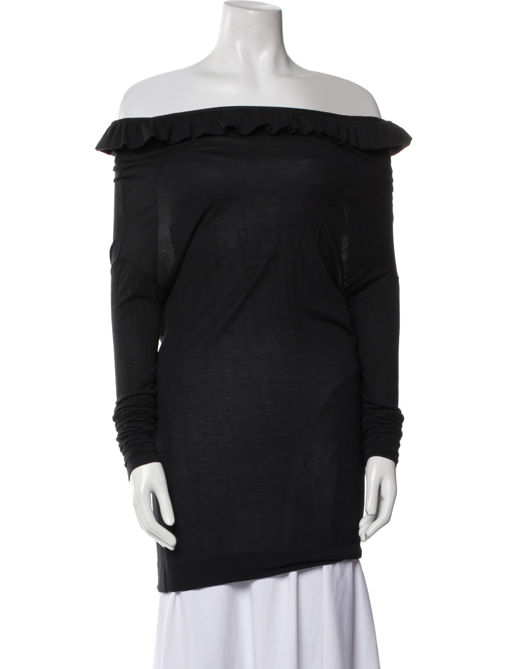 Stella McCartney Silk Off-The-Shoulder Tunic