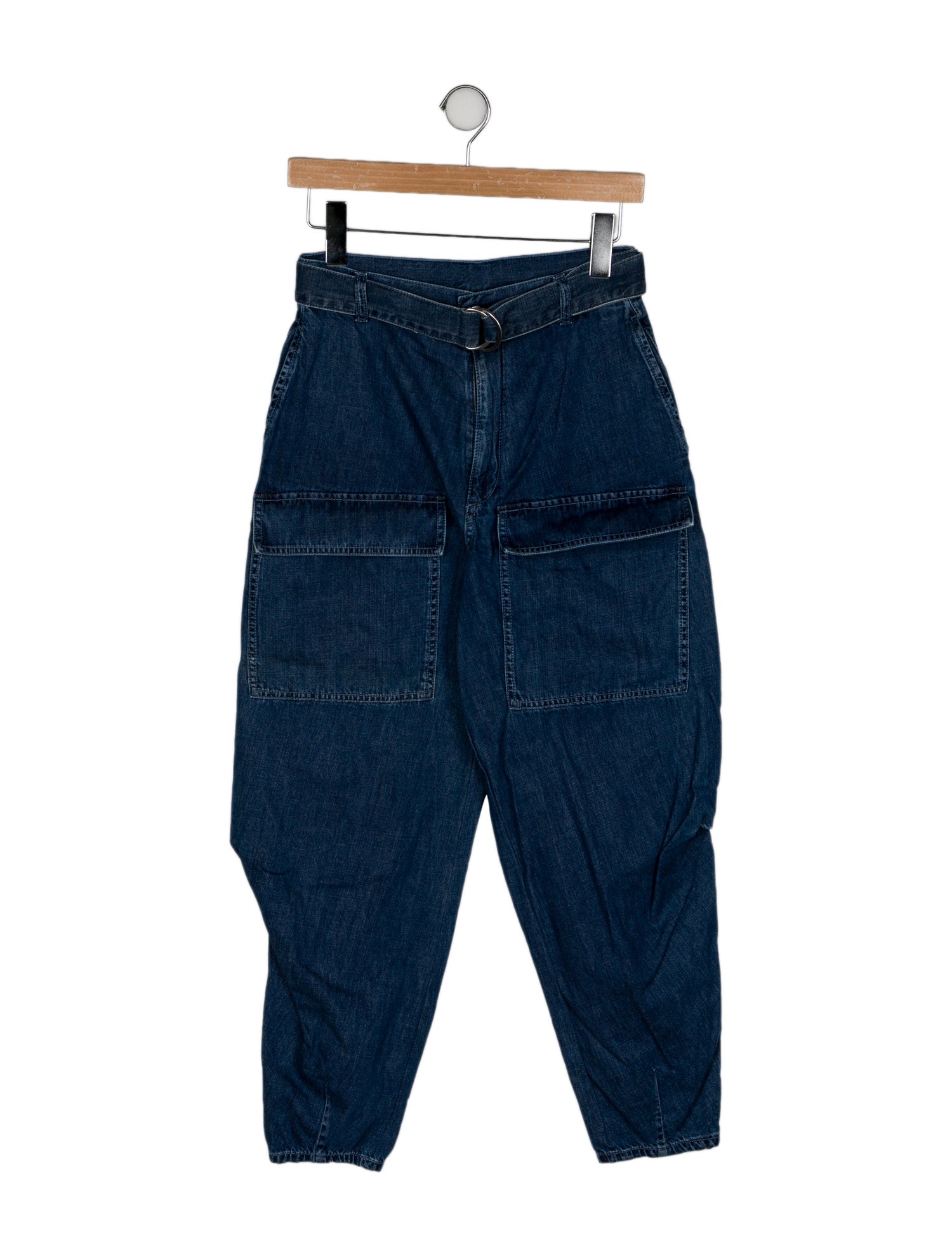 Stella McCartney High-Rise Straight Leg Jeans