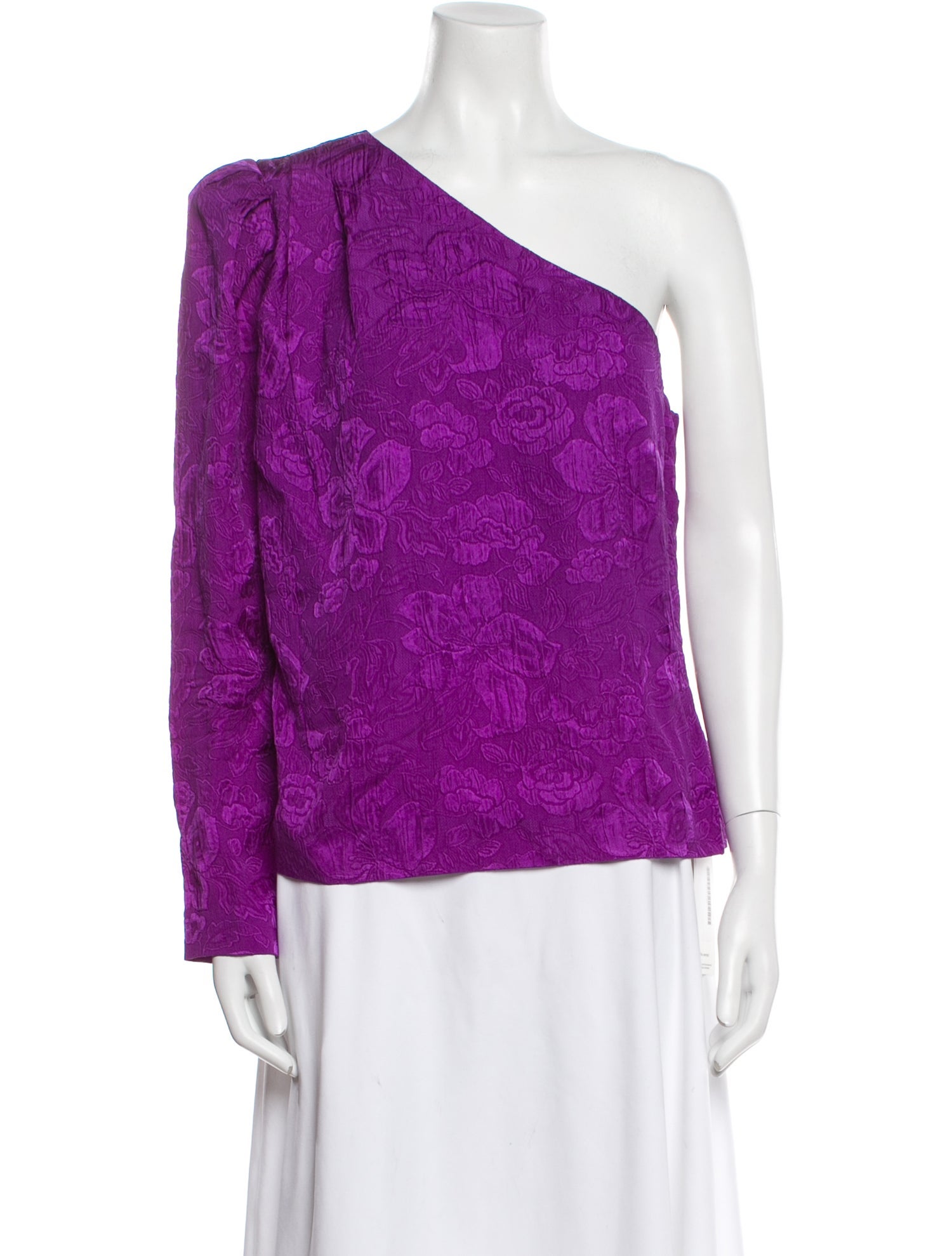 Stella McCartney Silk One-Shoulder Top