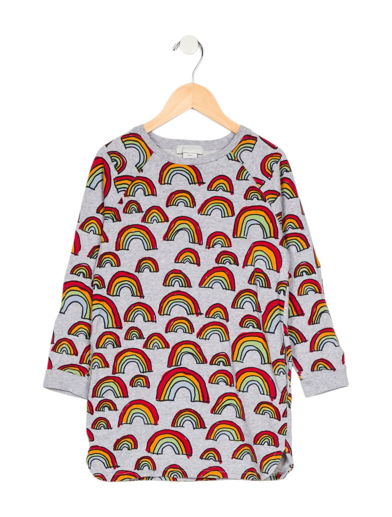 Stella McCartney Girls' Print Long Sleeve Dress