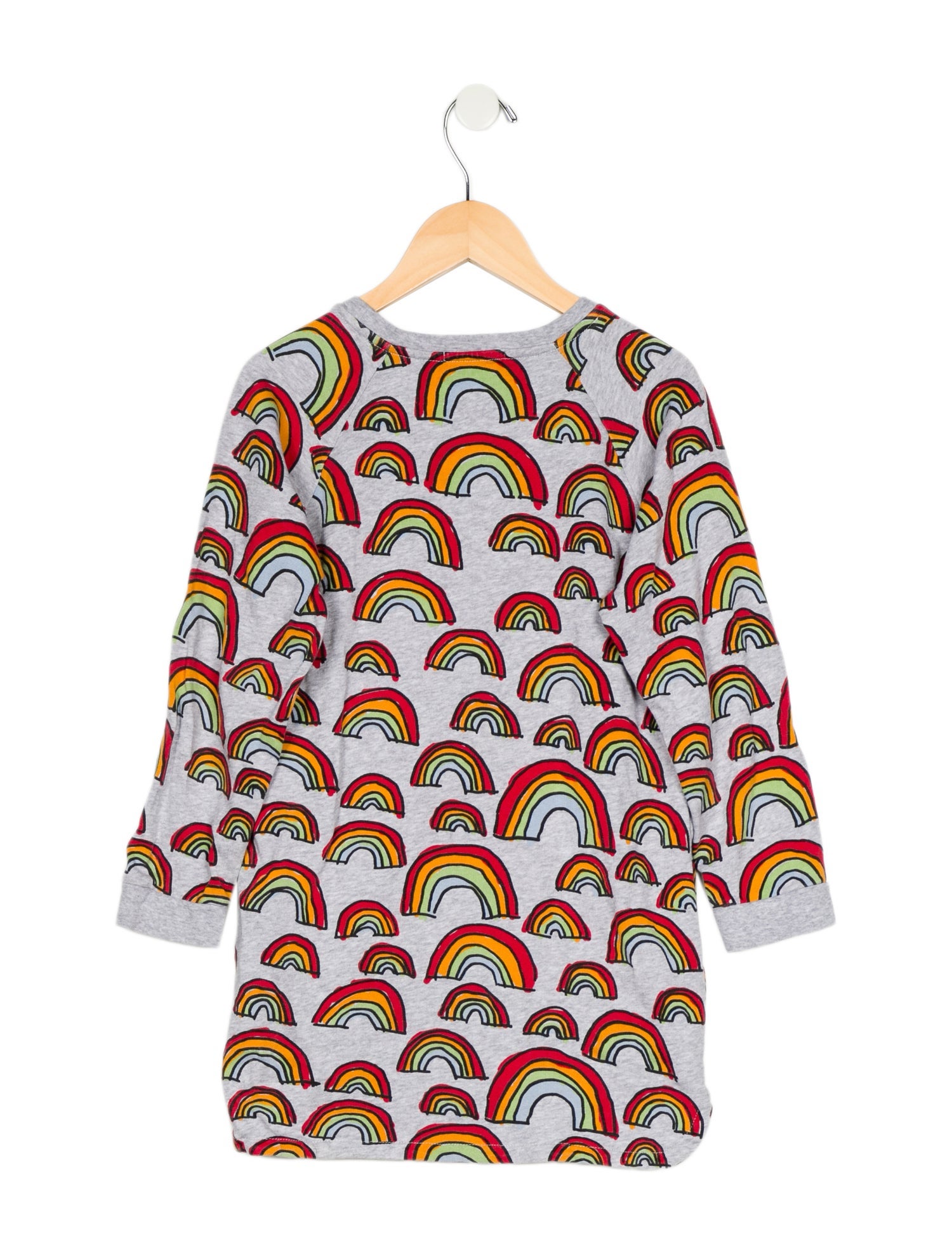 Stella McCartney Girls' Print Long Sleeve Dress