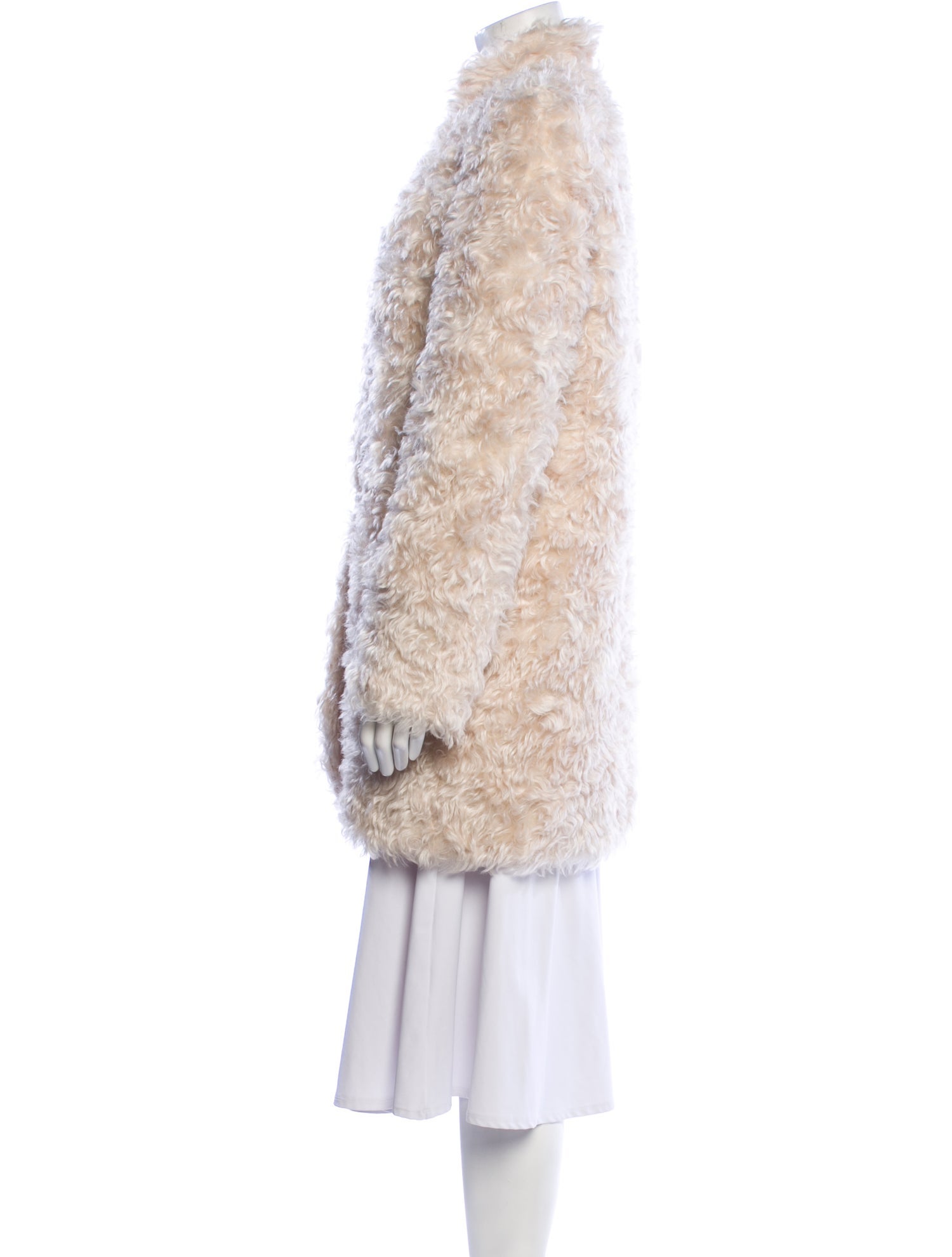 Stella McCartney Mohair Faux Fur Coat