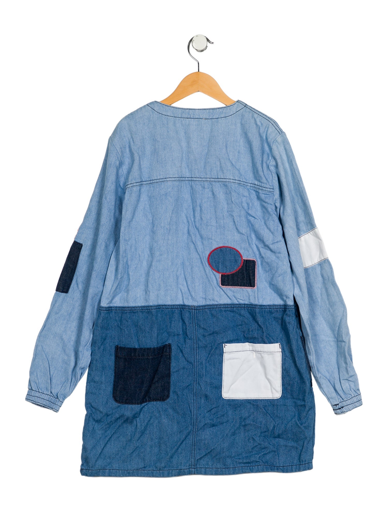 Stella McCartney kid girls; blue multicolored dress