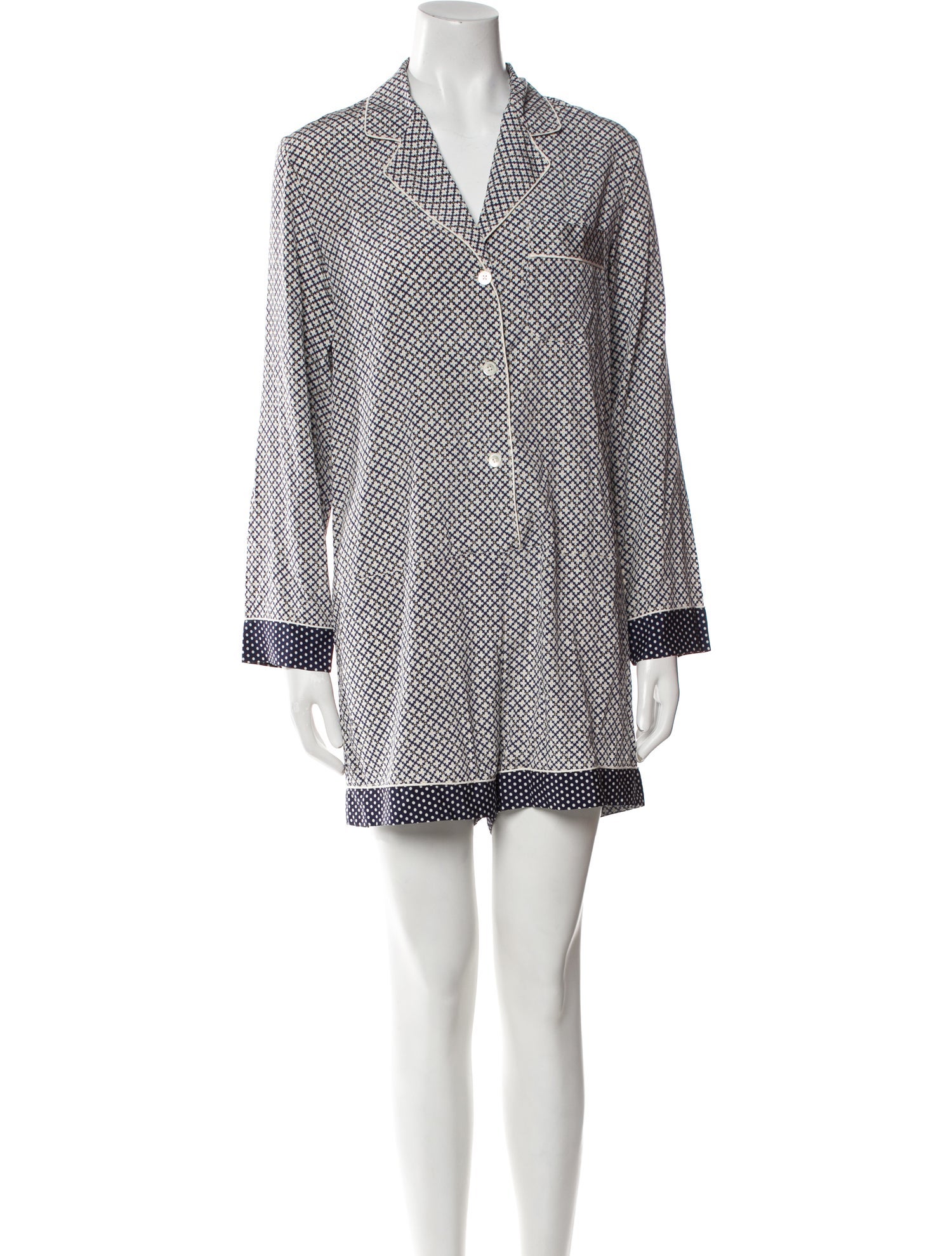 Stella McCartney Silk Printed Pajamas