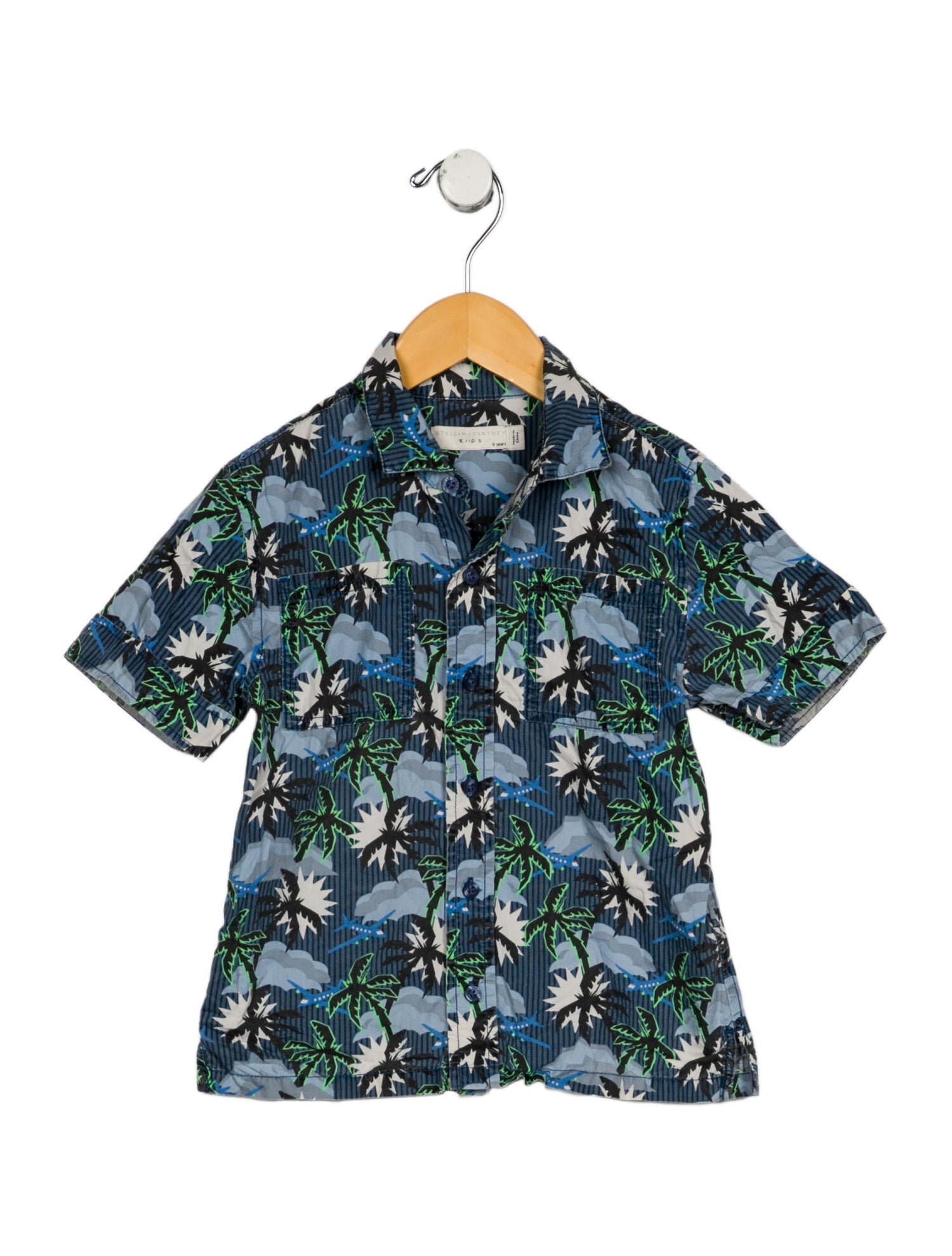 Stella McCartney Toddler Boys' Print Button-Up Shirt