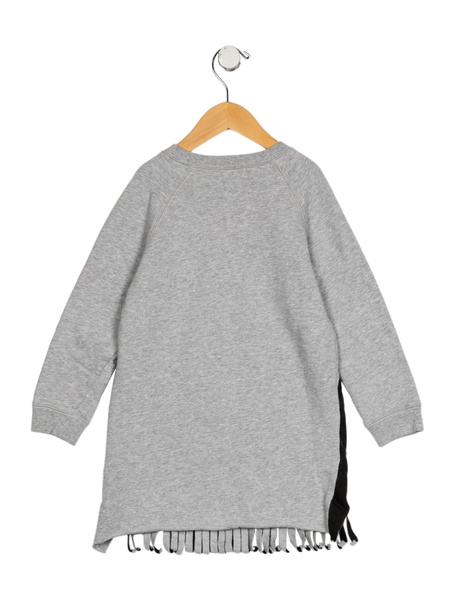 Stella McCartney Girls' Fringe Long Sleeve Dress