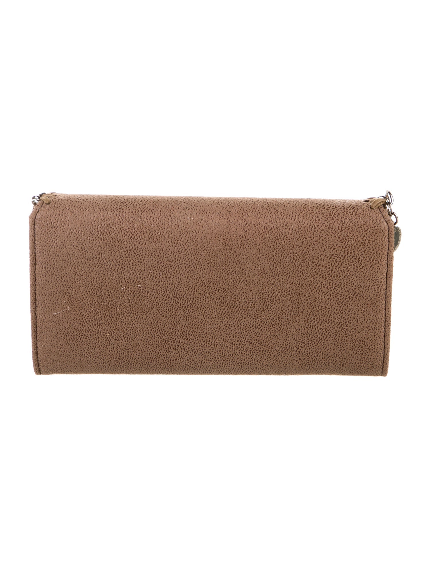 Stella McCartney Suede Continental Wallet