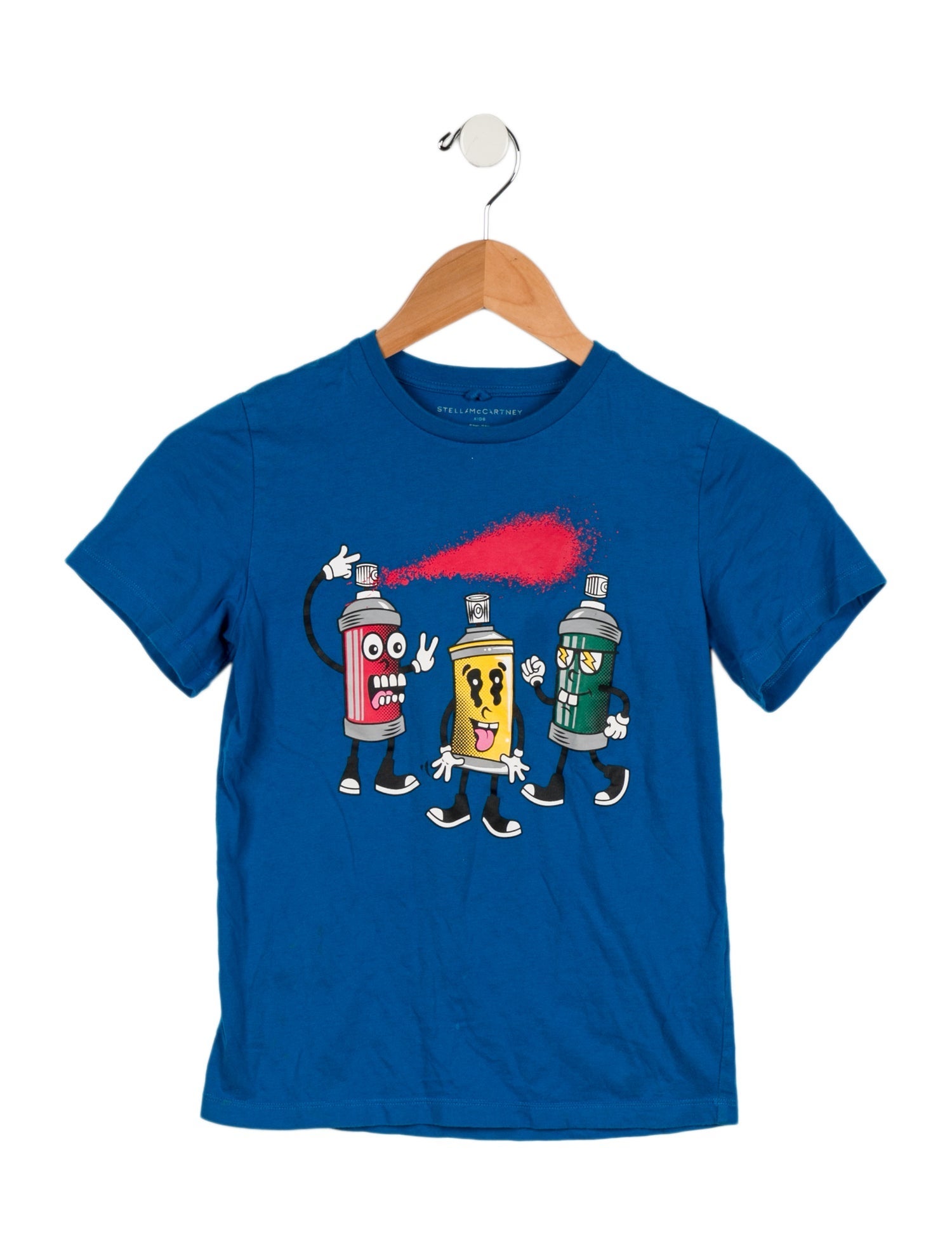 Stella McCartney Girls' Graphic Print Short Sleeve Top