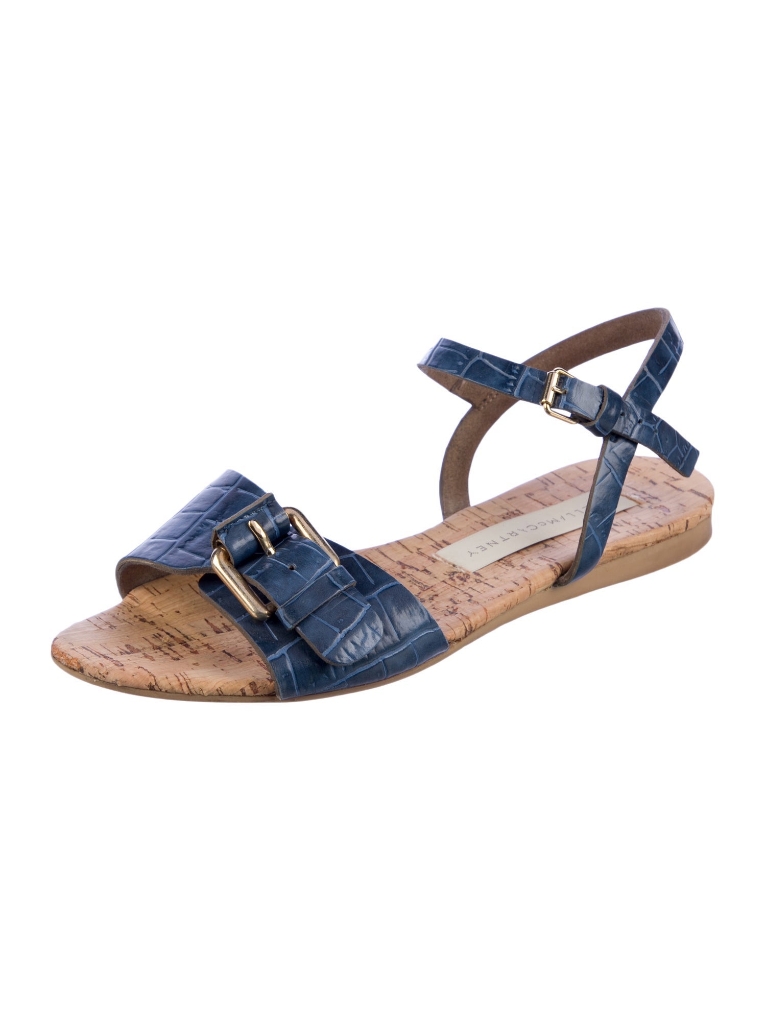 Stella McCartney Vegan Leather Slingback Sandals