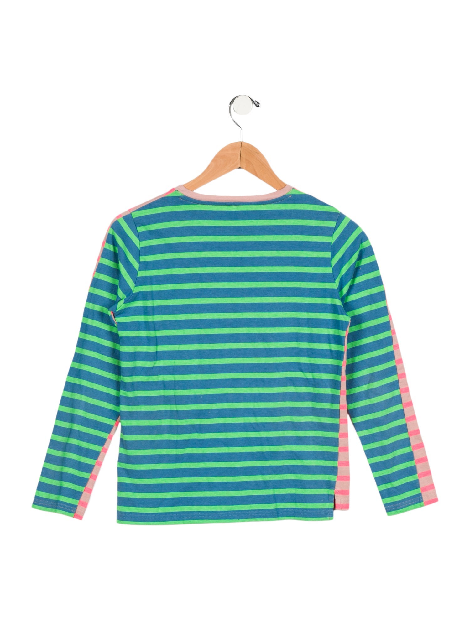 Stella McCartney Girls' Striped Flower Graphic Top