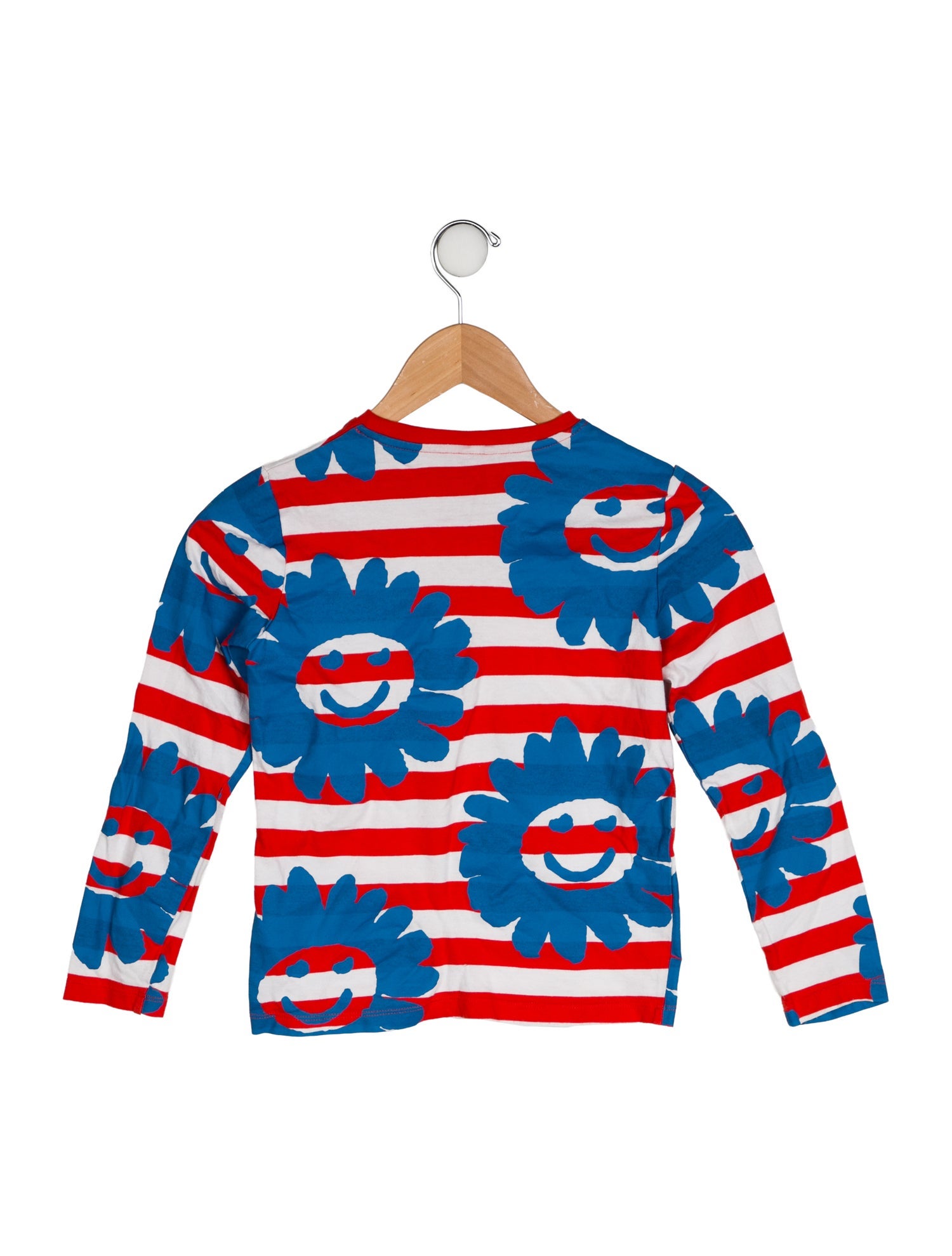 Stella McCartney Cotton Long Sleeve striped T Shirt