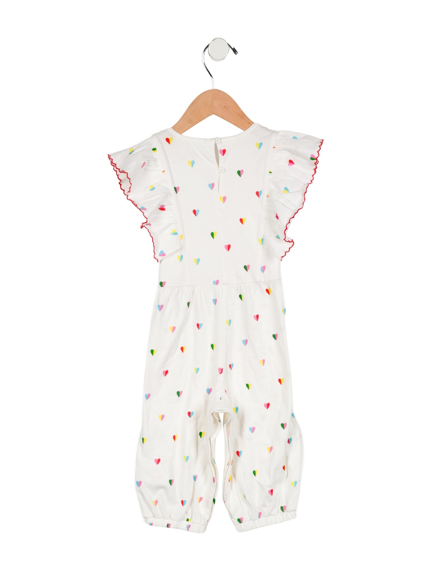 Stella McCartney Toddler Girls' Sleeveless Heart Print Jumpsuit w/Tags
