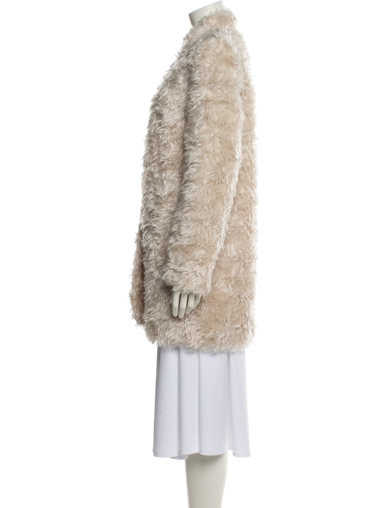 Stella McCartney Mohair Faux Fur Coat