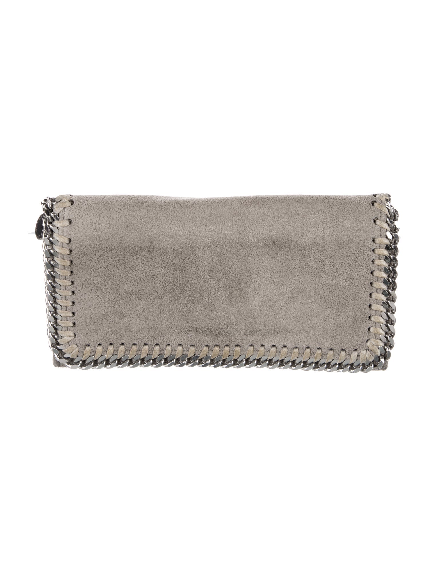 Stella McCartney Suede Continental Wallet