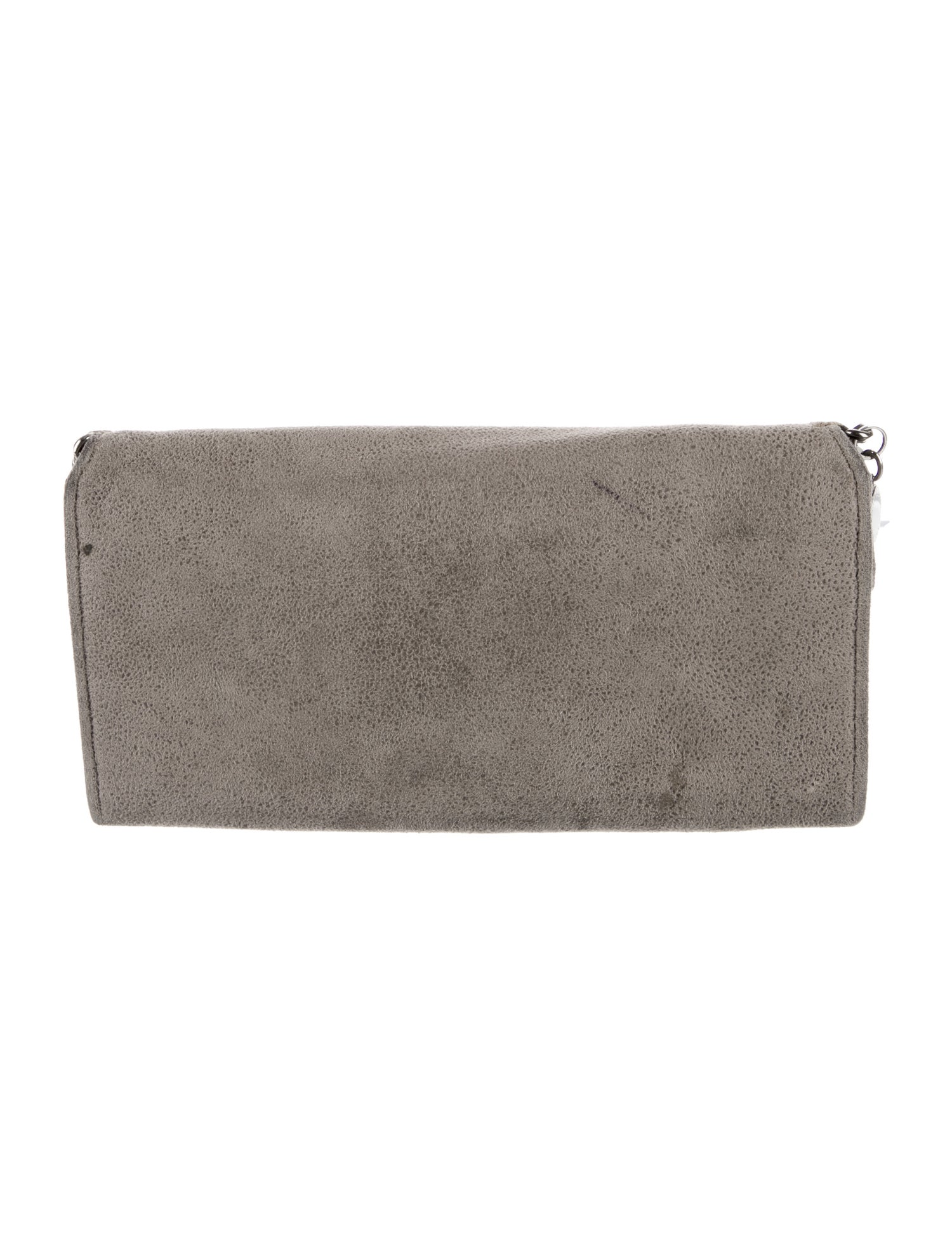 Stella McCartney Suede Continental Wallet