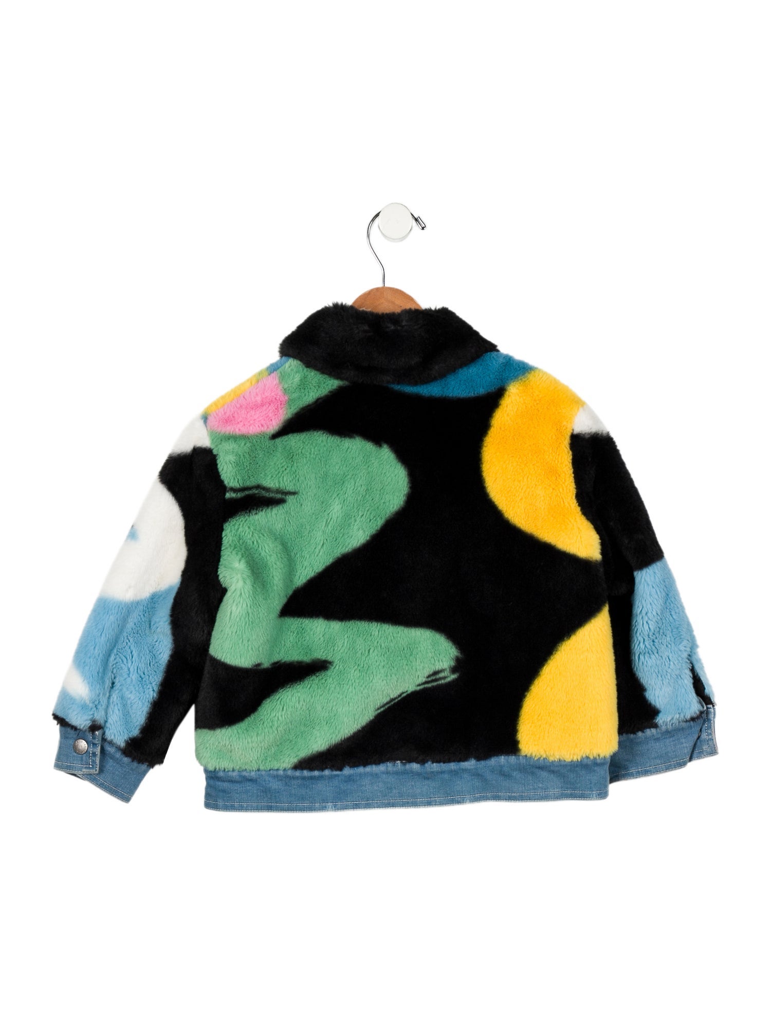 Stella McCartney Girls' Faux Fur Denim Jacket