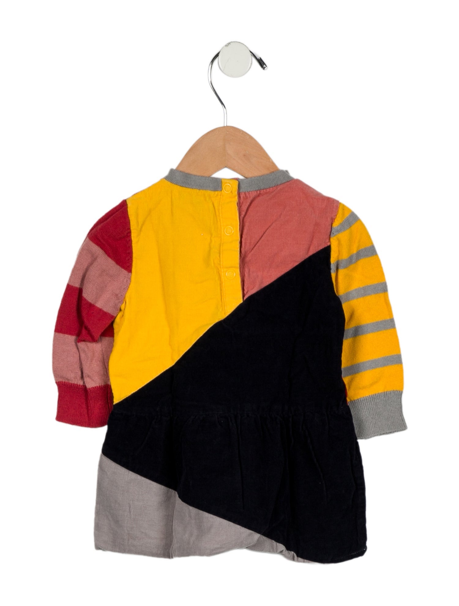 Stella McCartney Infant Girls' Patchwork Pattern Corduroy Dress