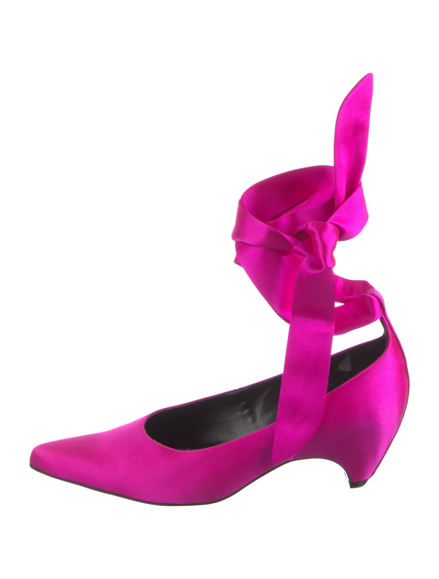 Stella McCartney Satin D'Orsay Pumps