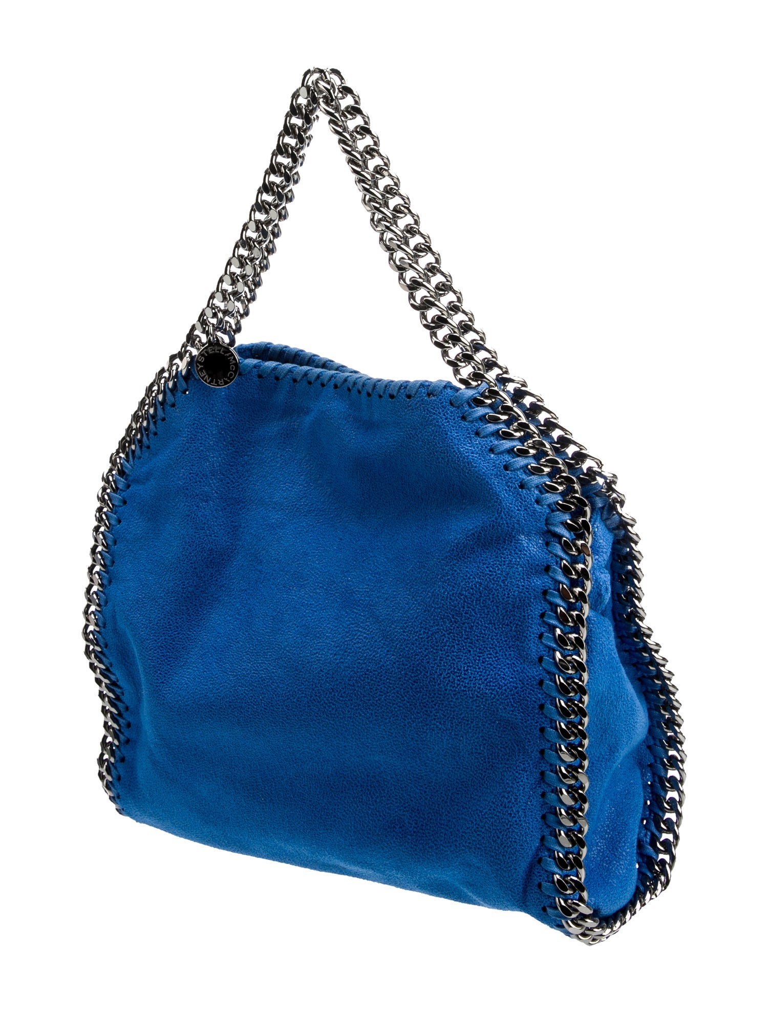 Stella McCartney Vegetarian Suede Tote - Blue Crossbody Bags