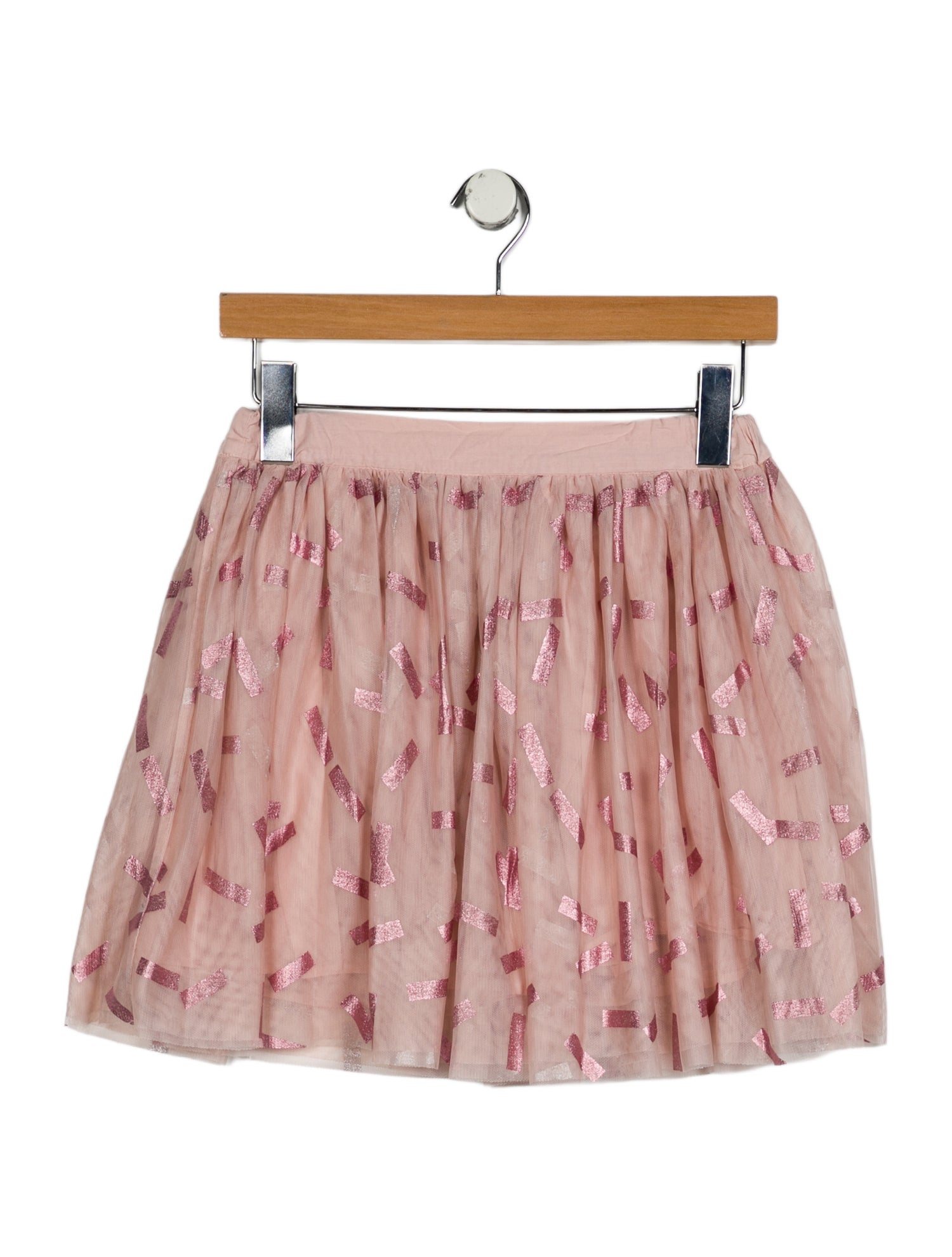 Stella McCartney Girls' Tulle Metallic Skirt